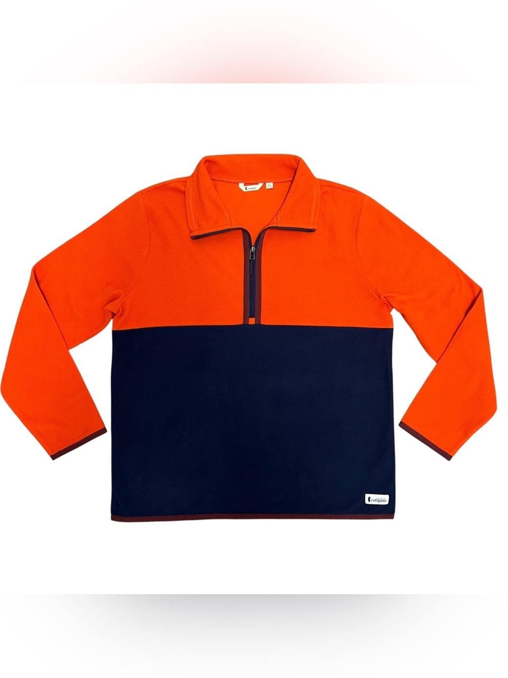 Cotopaxi Amado Fleece 1/2 Zip Pullover Jacket Men's L Canyon Maritime Broncos - Picture 2 of 10